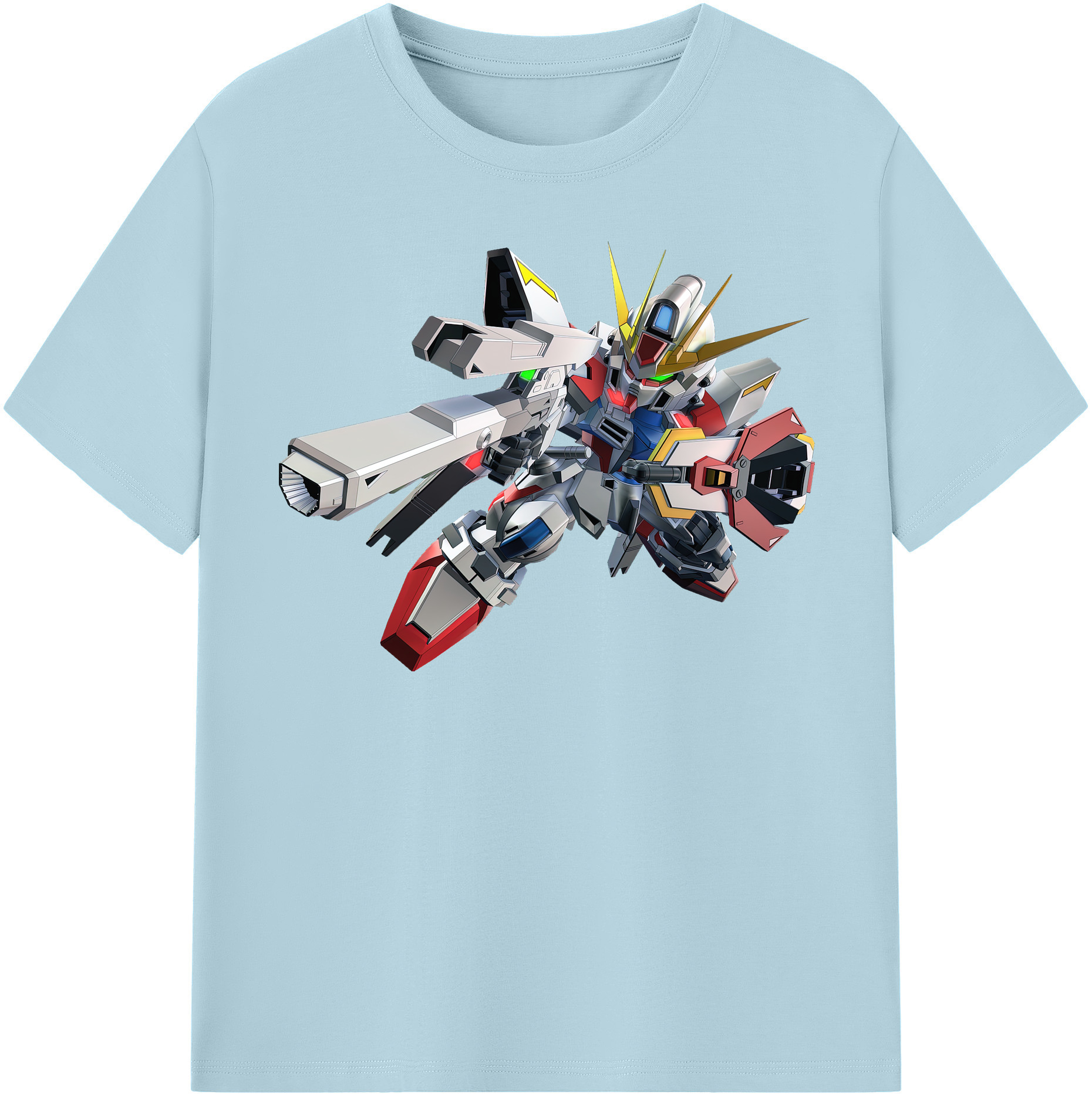 （画像用） 機動戦士ガンダム Mobile Suit Gundam 綿100％半袖Tシャツ（フロントプリント）